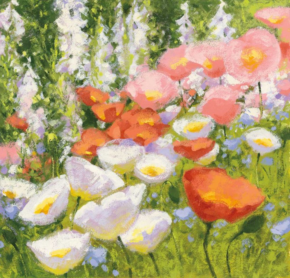 Garden Pastels II art print by Shirley Novak for $57.95 CAD