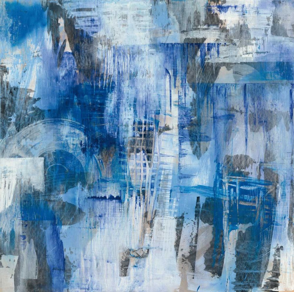 Industrial Blue art print by Melissa Averinos for $63.95 CAD