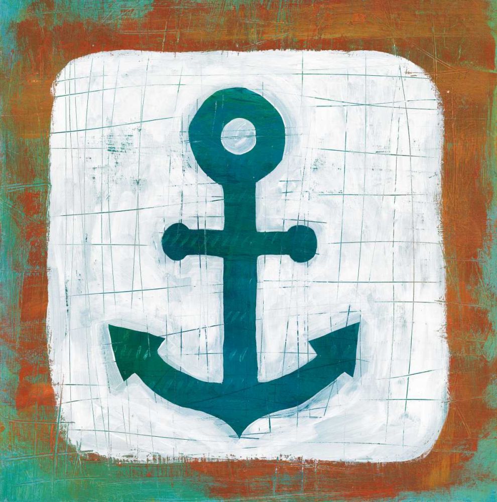 Ahoy III Red Blue art print by Melissa Averinos for $57.95 CAD