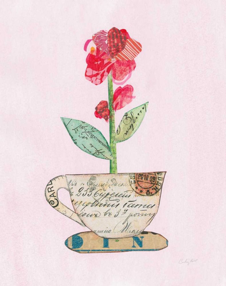 Teacup Floral IV art print by Courtney Prahl for $57.95 CAD