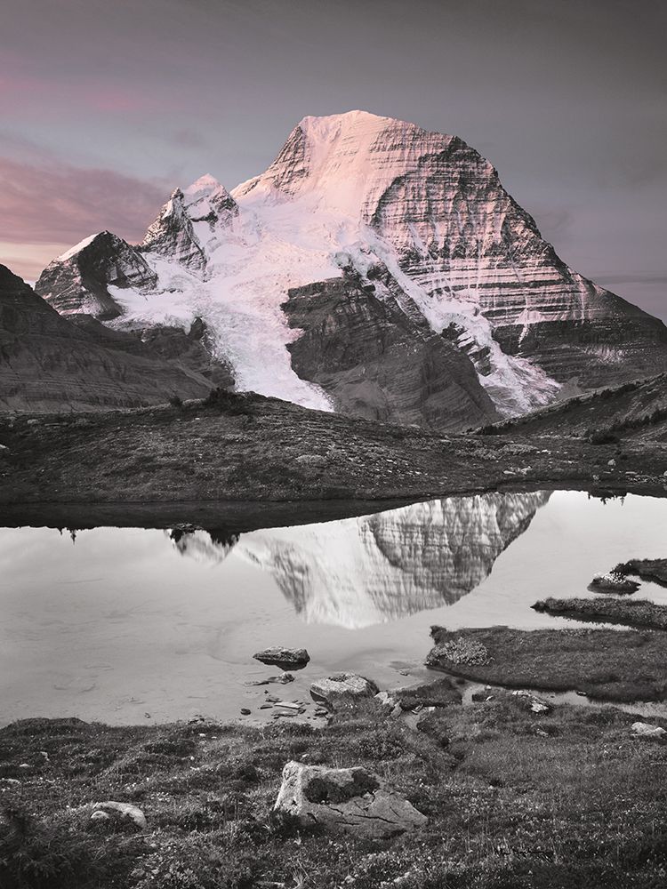 Mount Robson BW with Color art print by Alan Majchrowicz for $57.95 CAD