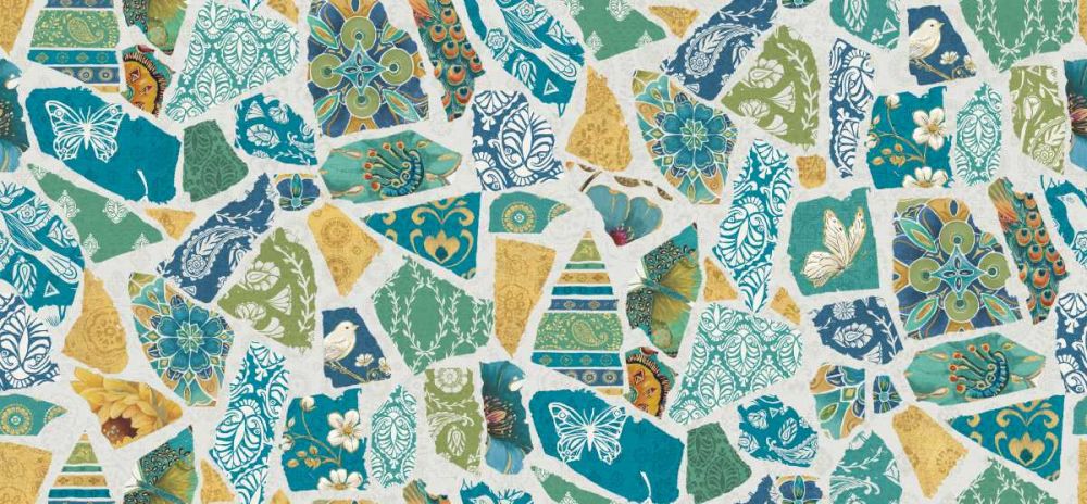 Free Bird Spanish Tiles art print by Daphne Brissonnet for $57.95 CAD