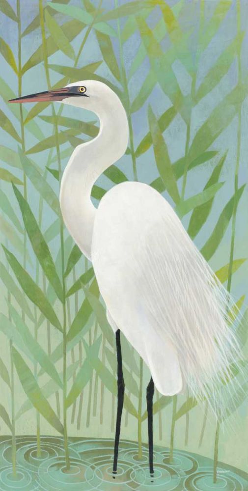 Egret by the Shore II art print by Kathrine Lovell for $57.95 CAD