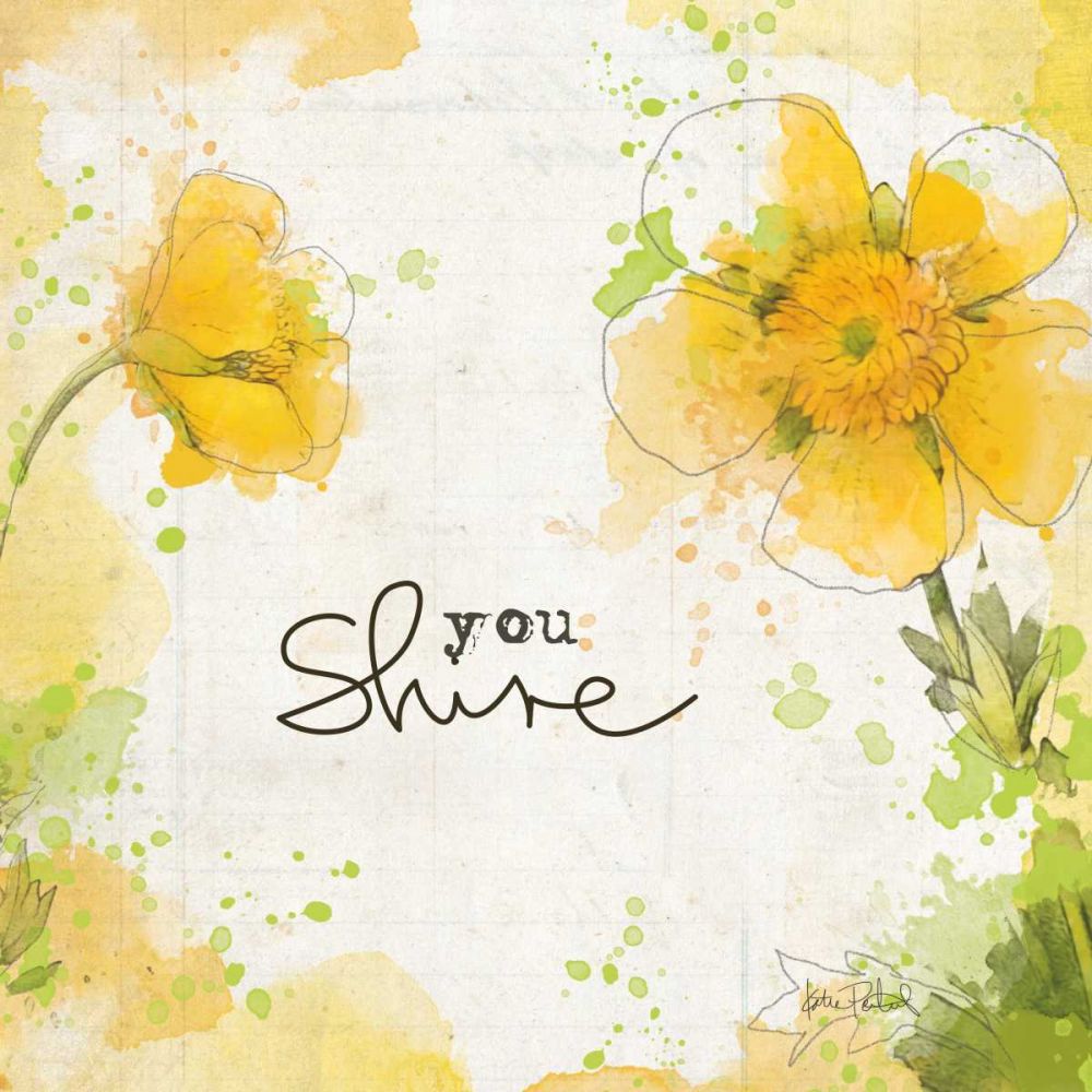 You Shine I art print by Katie Pertiet for $57.95 CAD
