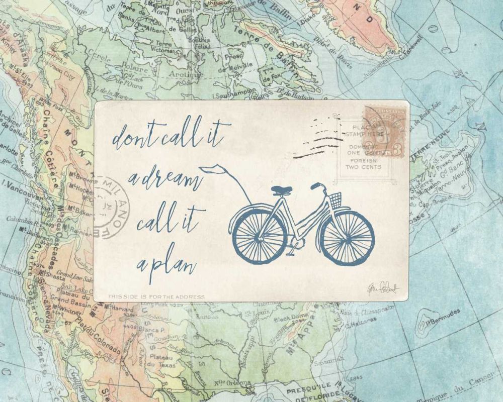 Travel Posts I art print by Katie Pertiet for $57.95 CAD