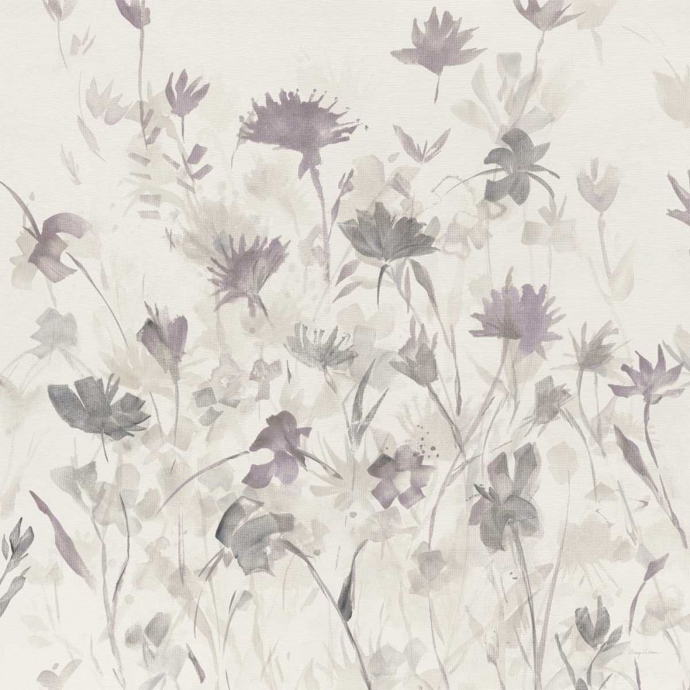Garden Shadows III Purple Grey art print by Avery Tillmon for $57.95 CAD