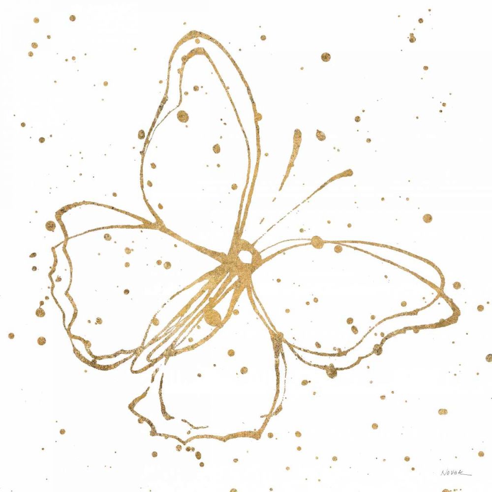 Golden Wings I art print by Shirley Novak for $57.95 CAD