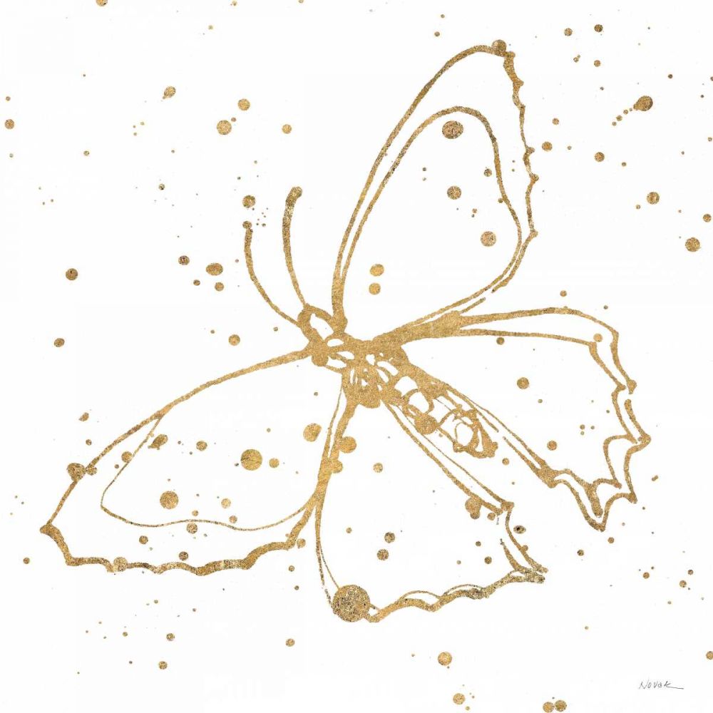 Golden Wings II art print by Shirley Novak for $57.95 CAD