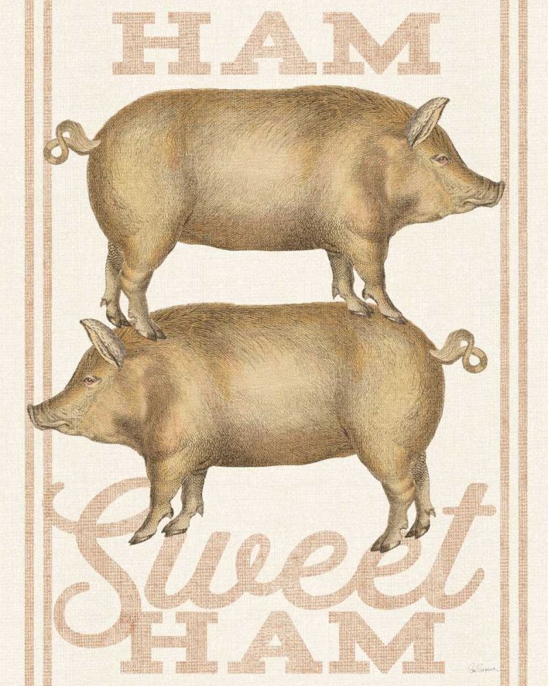 Ham Sweet Ham art print by Sue Schlabach for $57.95 CAD