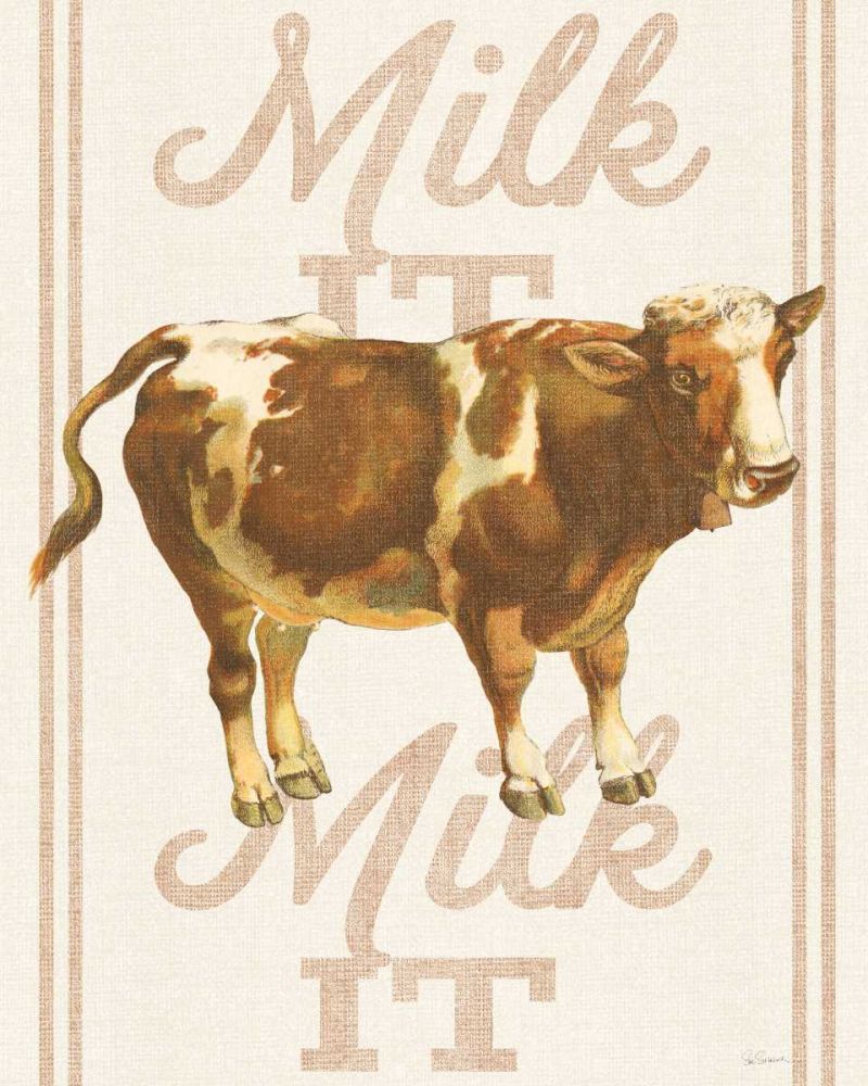 Milk it Milk it art print by Sue Schlabach for $57.95 CAD