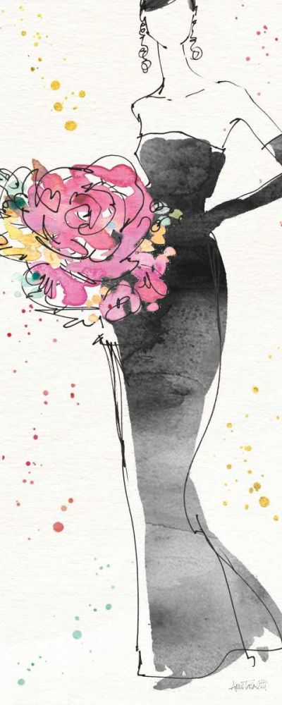 Floral Fashion III art print by Anne Tavoletti for $57.95 CAD