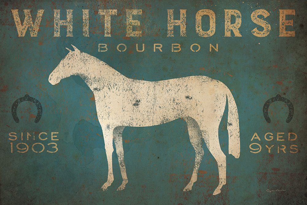 White Horse No Kentucky art print by Ryan Fowler for $57.95 CAD
