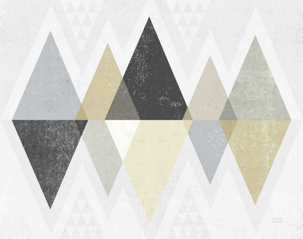 Mod Triangles II Archroma art print by Michael Mullan for $57.95 CAD
