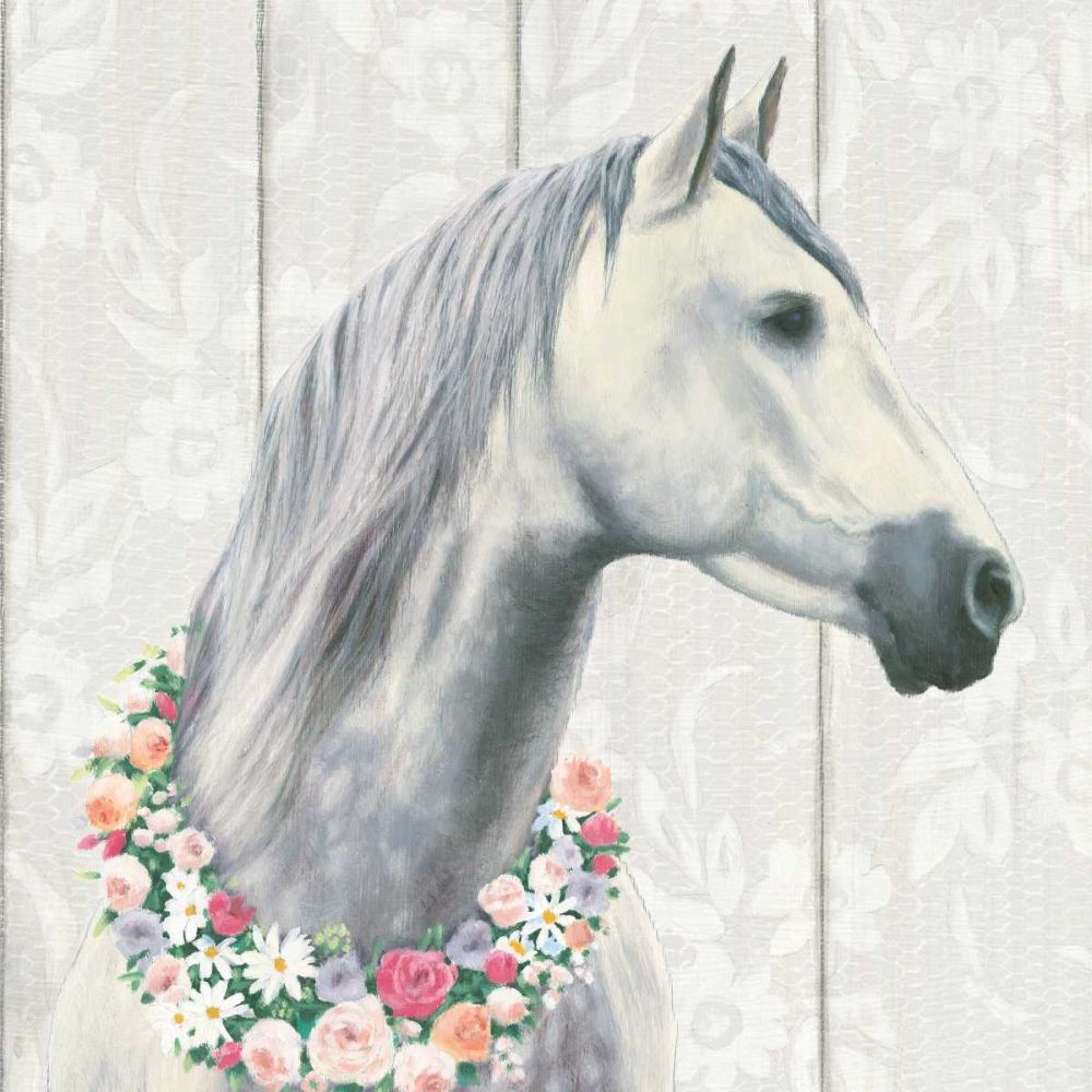 Spirit Stallion I on wood Square art print by James Wiens for $57.95 CAD