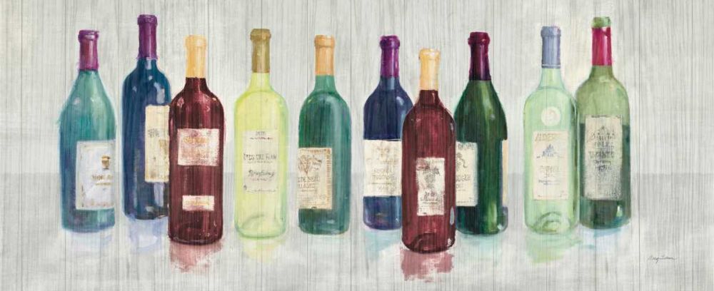 Keeping Good Company on Wood Red Wine art print by Avery Tillmon for $57.95 CAD