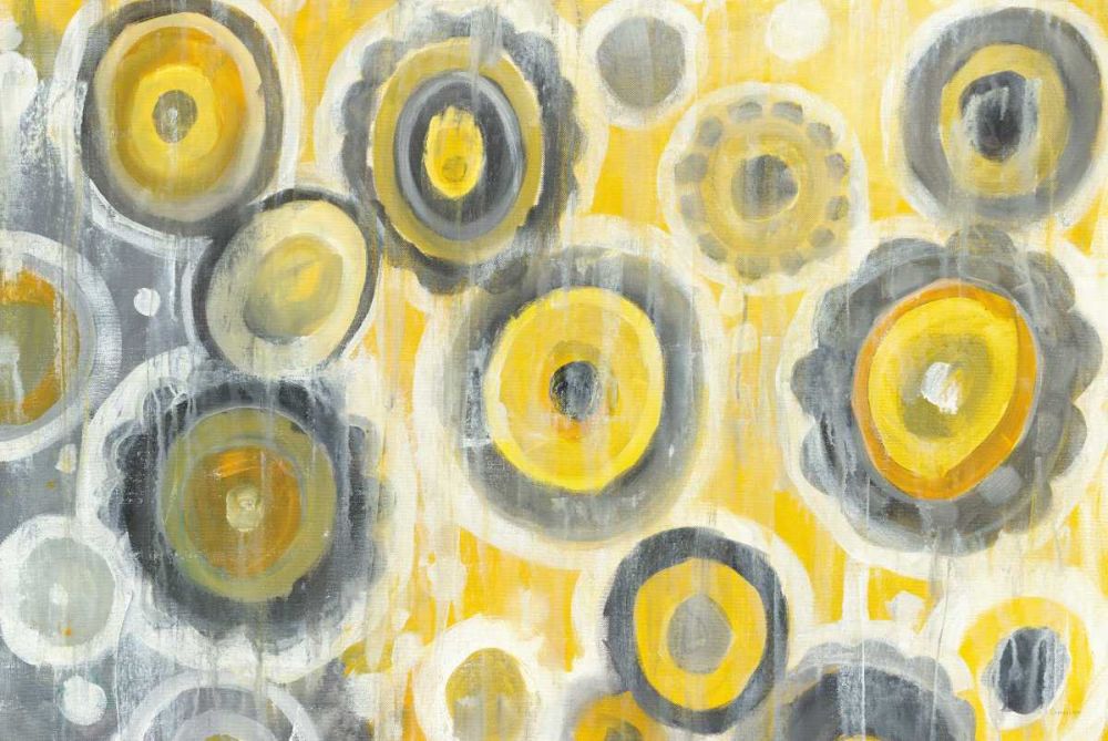 Abstract Circles Crop art print by Danhui Nai for $57.95 CAD