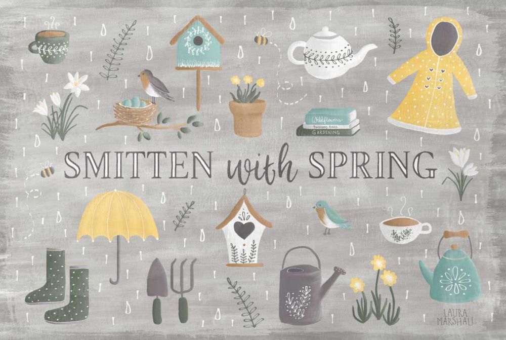 Smitten With Spring III art print by Laura Marshall for $57.95 CAD