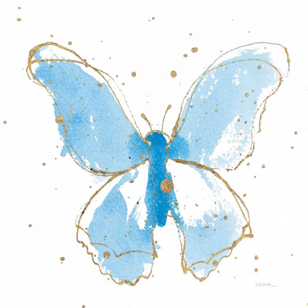 Gilded Butterflies II art print by Shirley Novak for $57.95 CAD