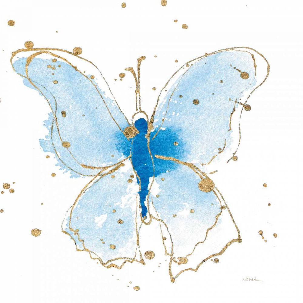 Gilded Butterflies V art print by Shirley Novak for $57.95 CAD