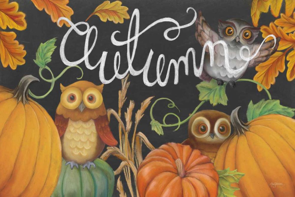 Harvest Owl II art print by Mary Urban for $57.95 CAD