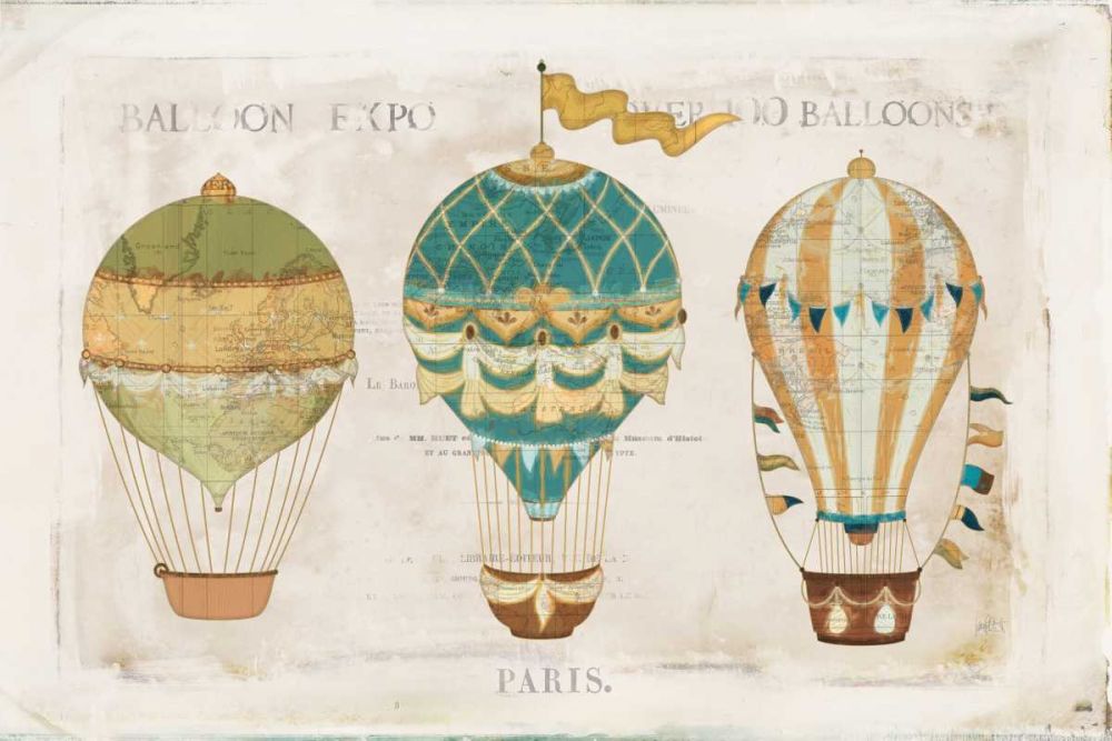 Balloon Expo I art print by Katie Pertiet for $57.95 CAD