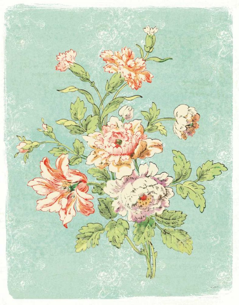 Cottage Roses IX Bright art print by Sue Schlabach for $57.95 CAD