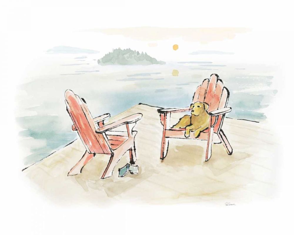 Lakeside Days I art print by Sue Schlabach for $57.95 CAD