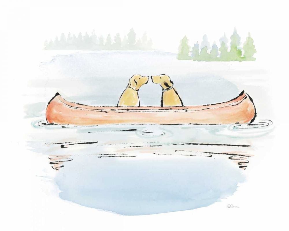 Lakeside Days IV art print by Sue Schlabach for $57.95 CAD