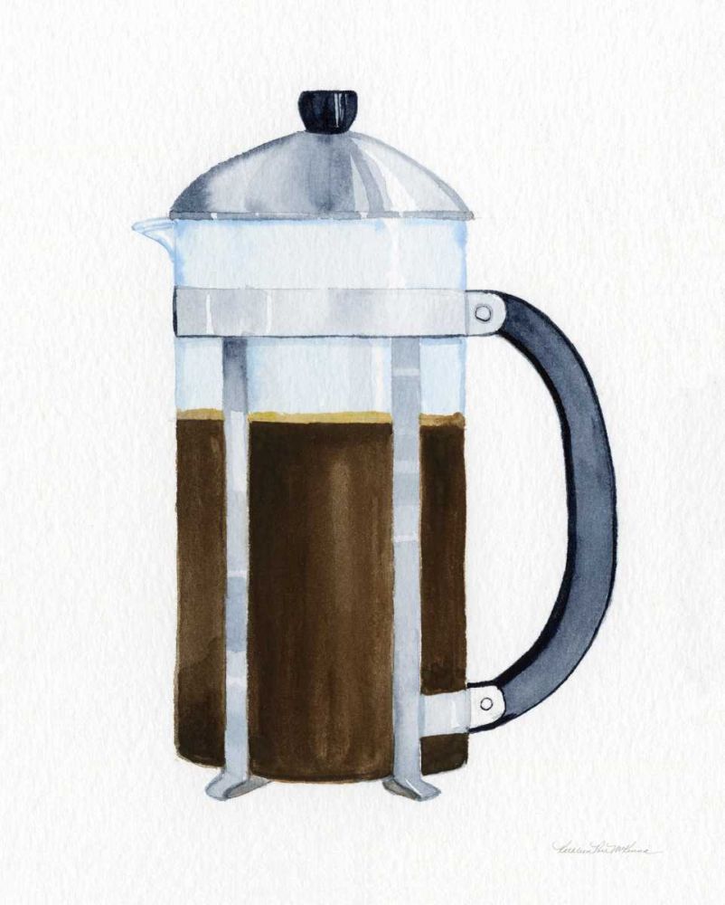 Coffee Break Element II art print by Kathleen Parr McKenna for $57.95 CAD