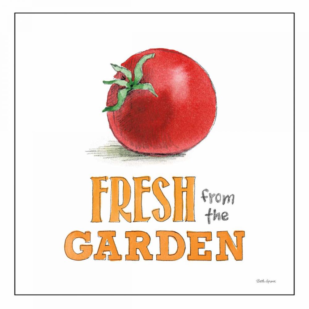 Fresh From the Garden V No Border Sq art print by Beth Grove for $57.95 CAD