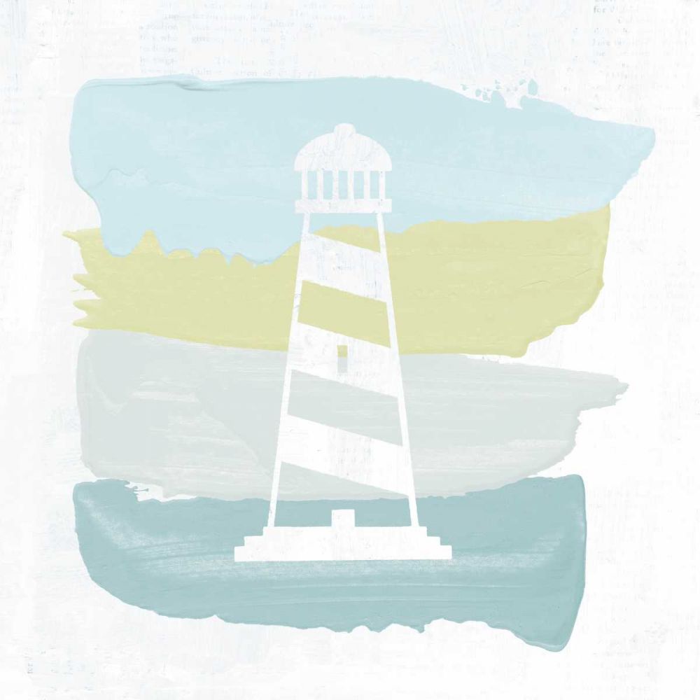 Seaside Swatch Lighthouse art print by Moira Hershey for $57.95 CAD
