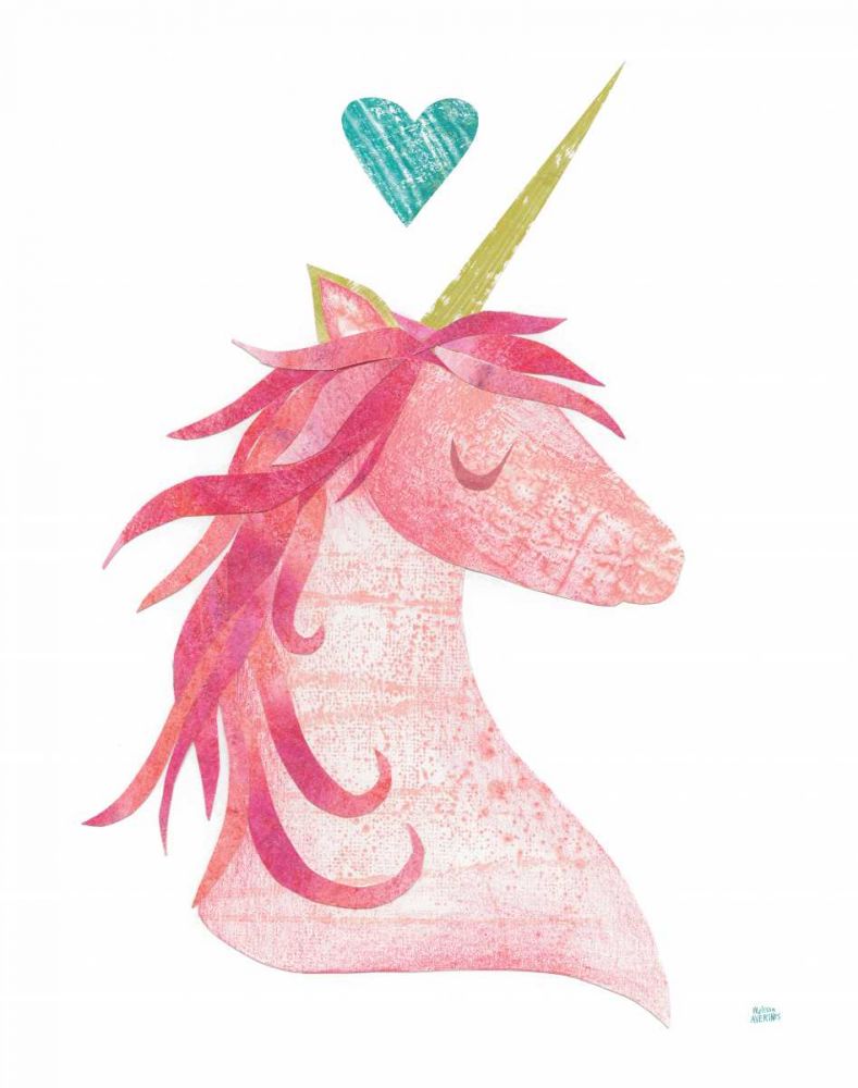 Unicorn Magic I Heart art print by Melissa Averinos for $57.95 CAD