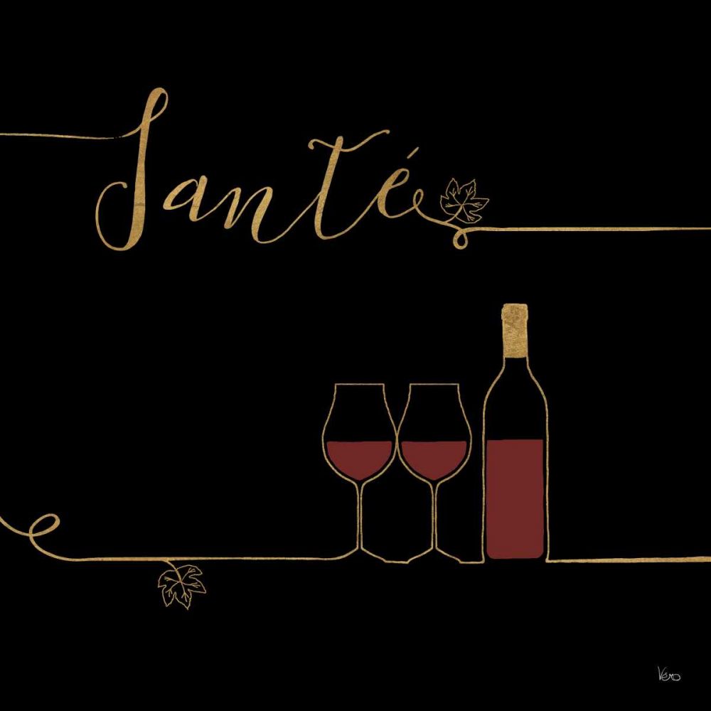 Underlined Wine VI Black art print by Veronique Charron for $57.95 CAD