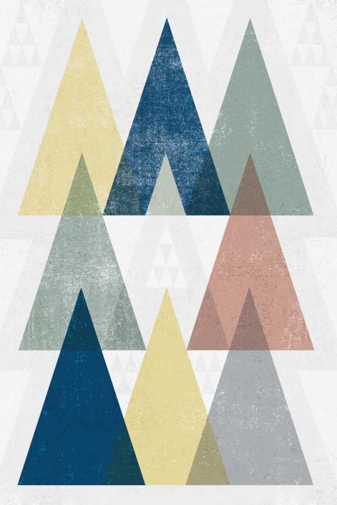 Mod Triangles IV Soft art print by Michael Mullan for $57.95 CAD