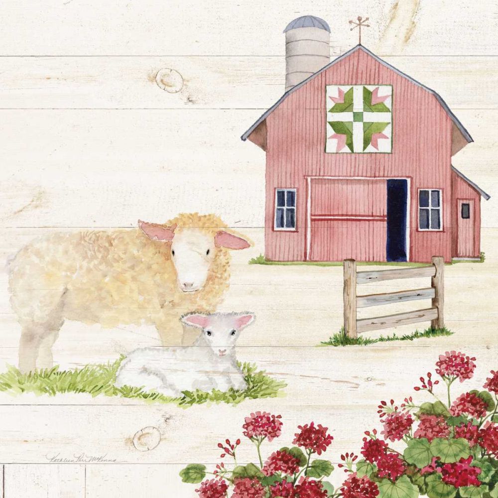 Life on the Farm II art print by Kathleen Parr McKenna for $57.95 CAD