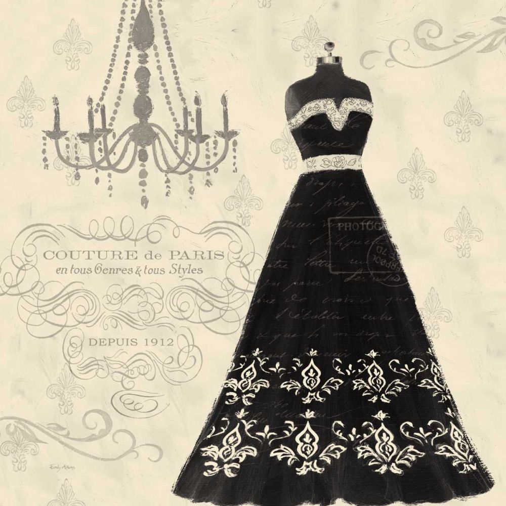 French Couture II Reverse art print by Emily Adams for $57.95 CAD