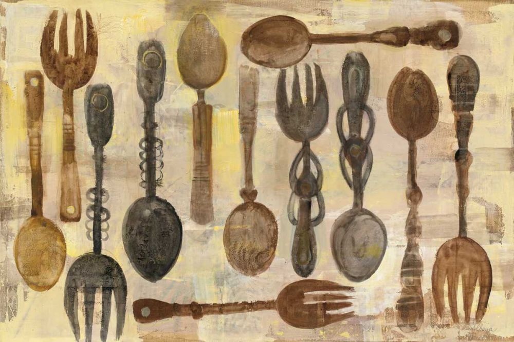 Spoons and Forks art print by Albena Hristova for $57.95 CAD