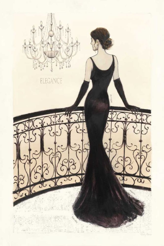 La Belle Noir Original art print by Emily Adams for $57.95 CAD