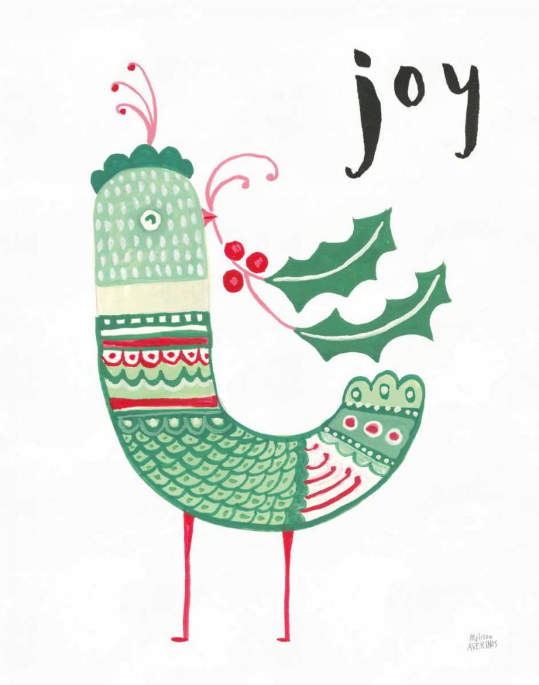 Christmas Tweets II art print by Melissa Averinos for $57.95 CAD
