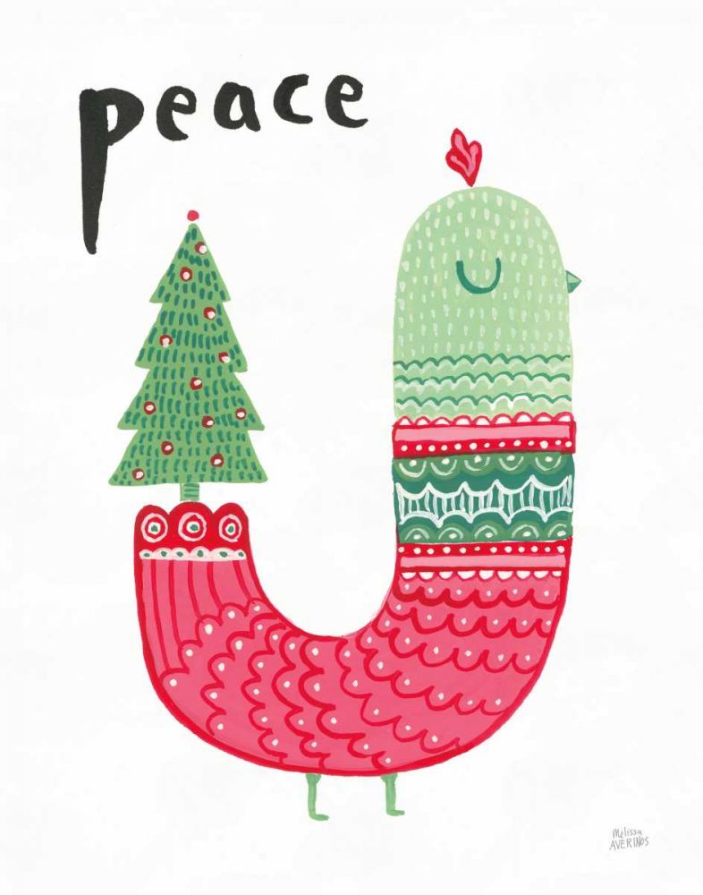 Christmas Tweets III art print by Melissa Averinos for $57.95 CAD