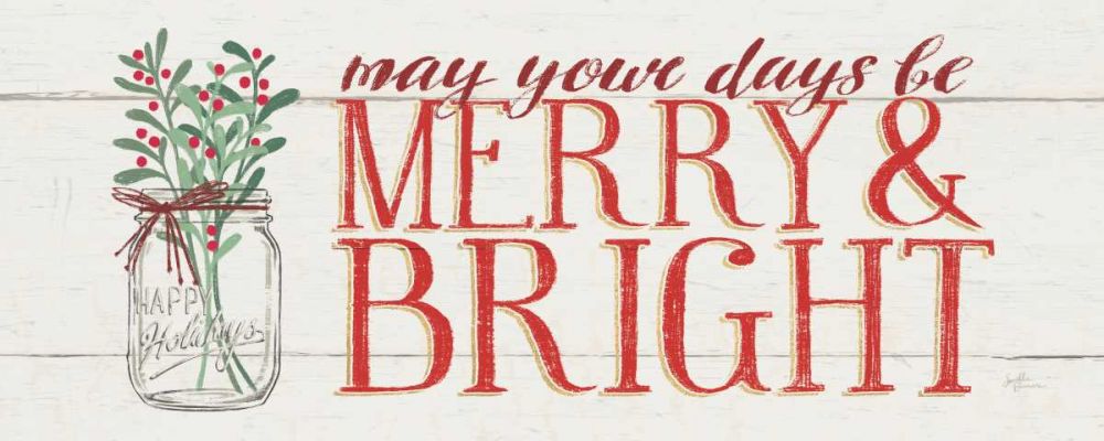 Merry and Bright art print by Janelle Penner for $57.95 CAD
