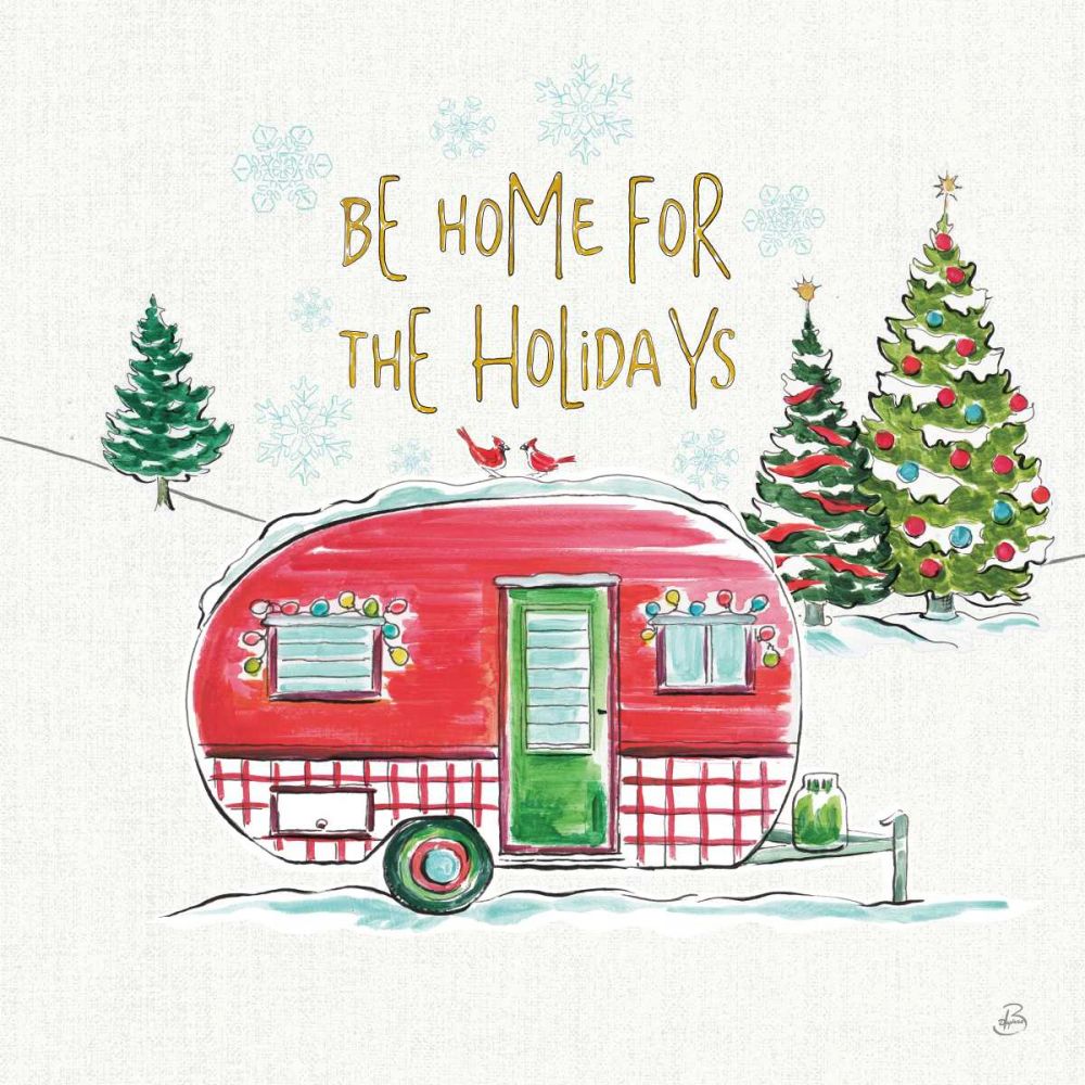 Christmas in the Country V art print by Daphne Brissonnet for $57.95 CAD