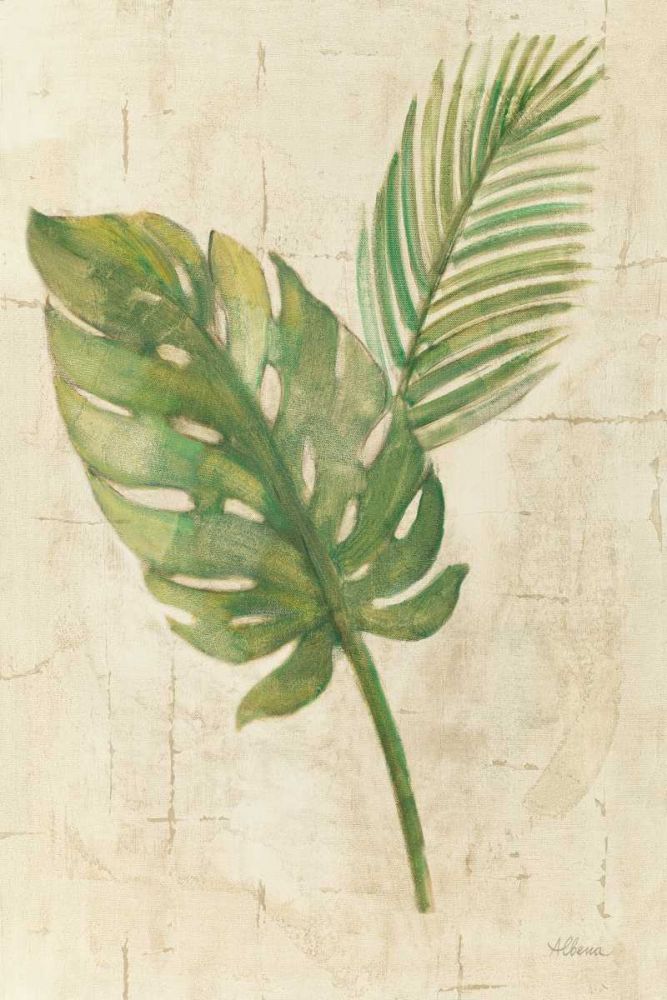 Tropical Leaves Neutral art print by Albena Hristova for $57.95 CAD
