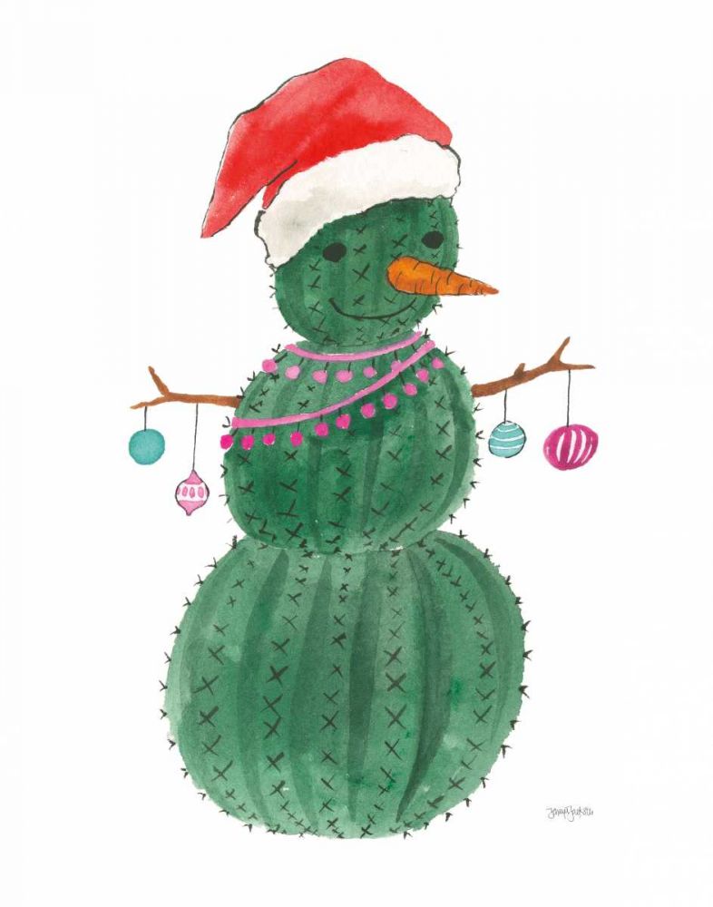 A Very Cactus Christmas I art print by Jenaya Jackson for $57.95 CAD