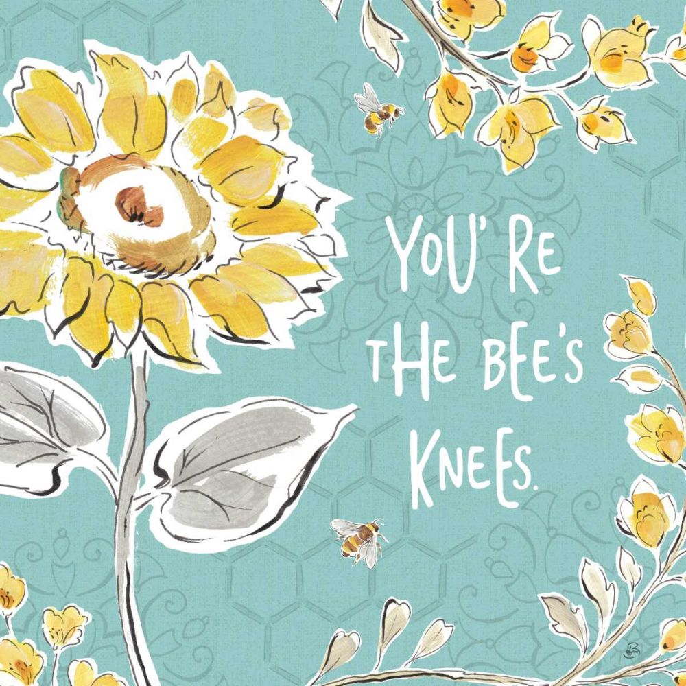 Bee Happy II art print by Daphne Brissonnet for $57.95 CAD