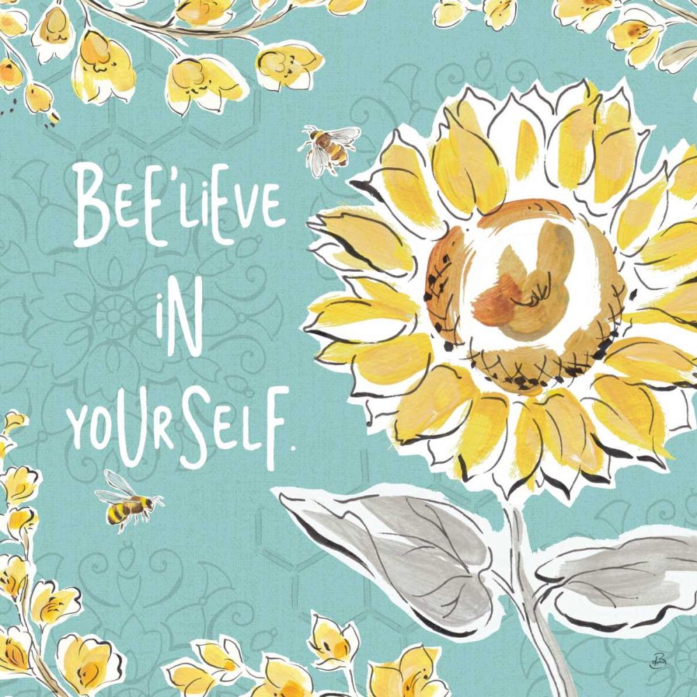Bee Happy V art print by Daphne Brissonnet for $57.95 CAD
