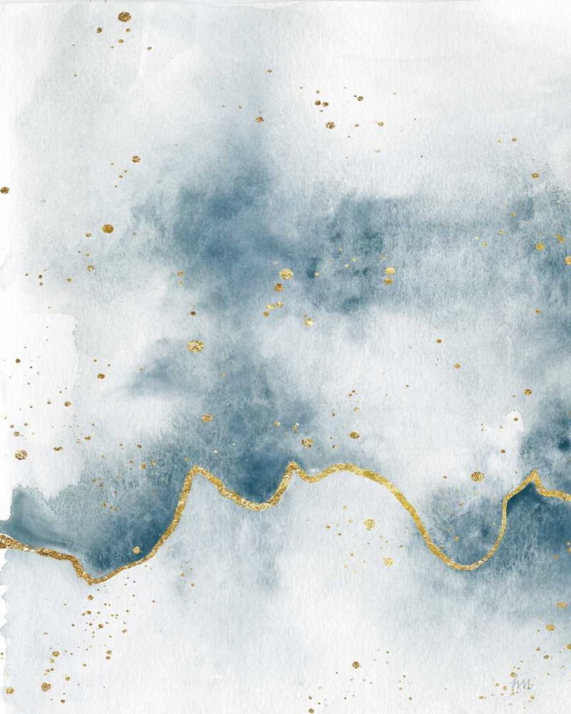 Flow with Gold II art print by Laura Marshall for $57.95 CAD
