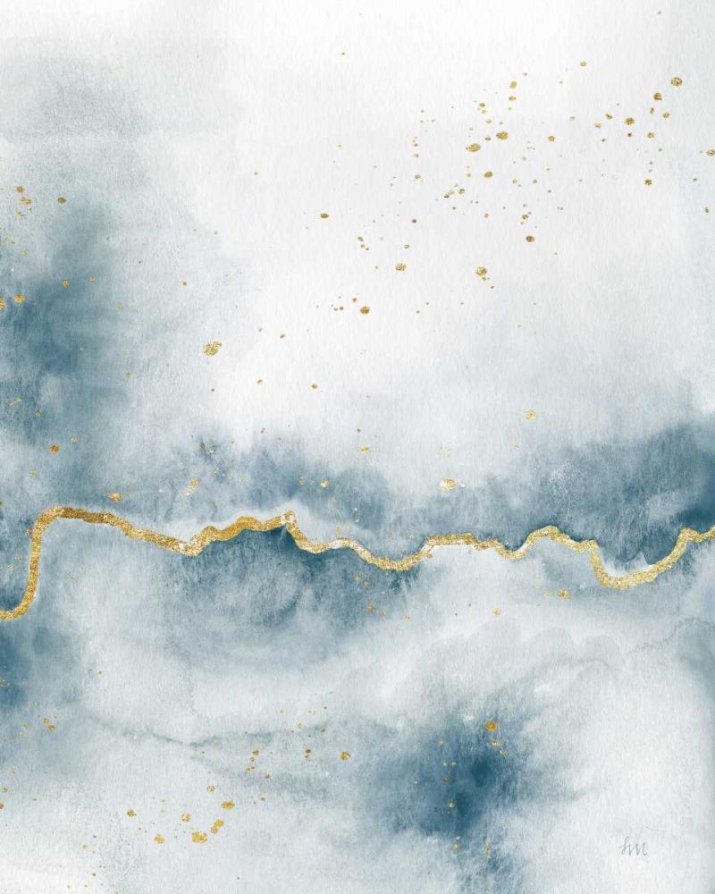 Flow with Gold III art print by Laura Marshall for $57.95 CAD