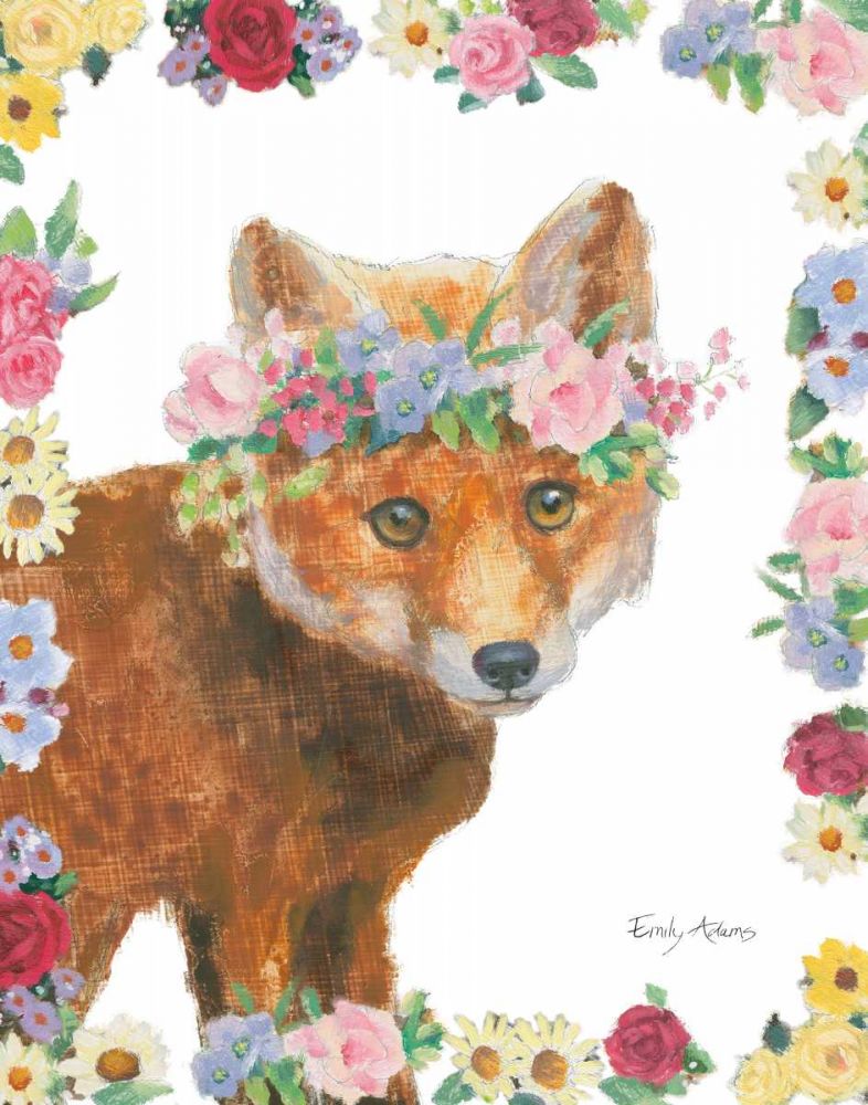 Flower Friends I art print by Emily Adams for $57.95 CAD