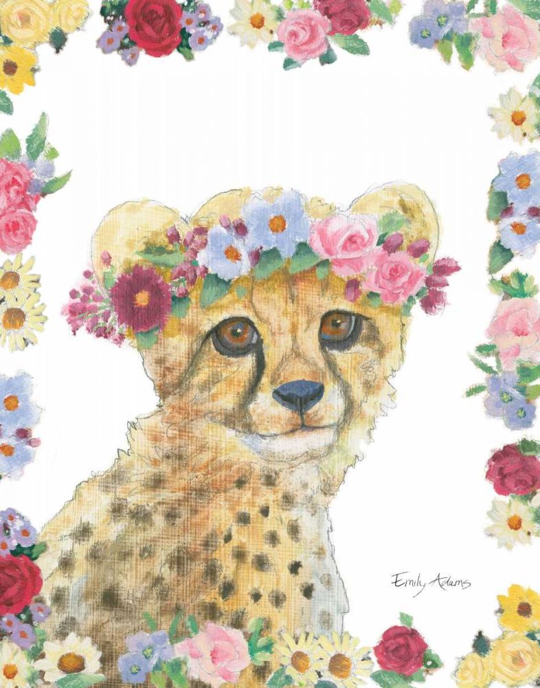 Flower Friends IV art print by Emily Adams for $57.95 CAD